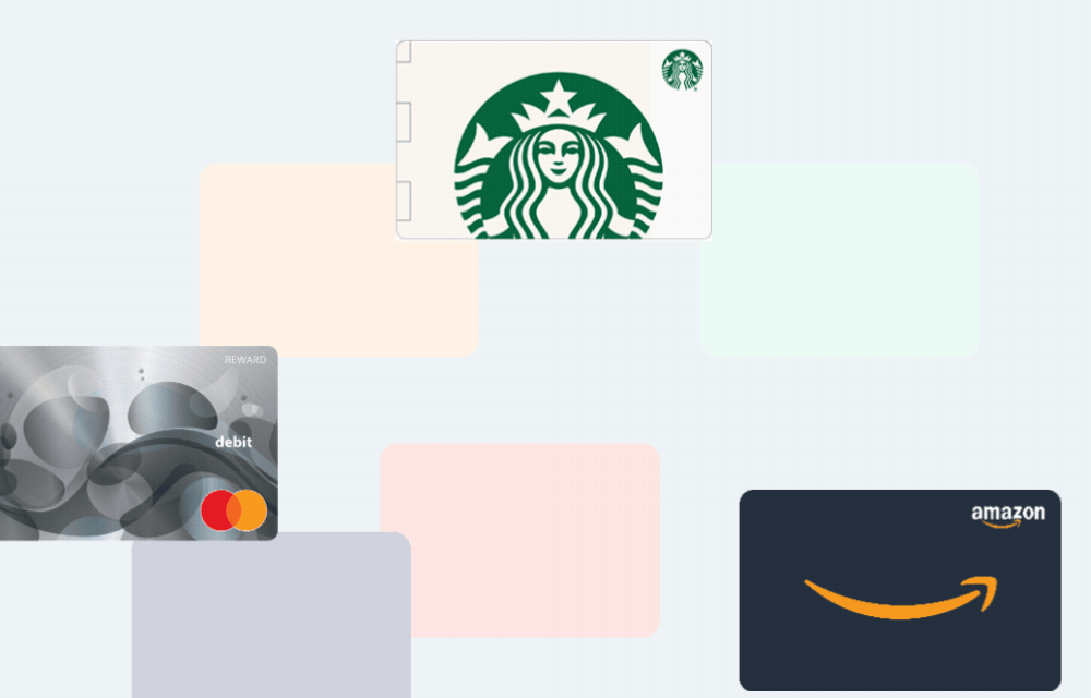 Gif of digital gift cards