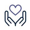 hands and heart graphic
