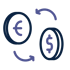 Small and large denominations.