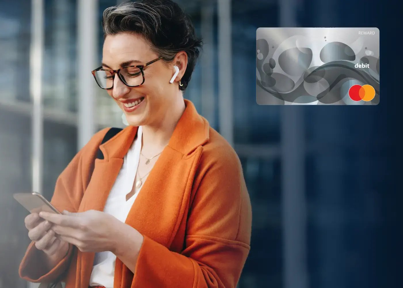 OPT Mastercard woman