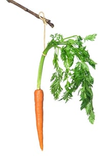 carrot as symbol of incentives