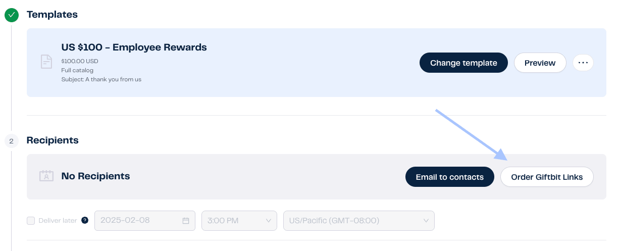 giftbit links order screenshot