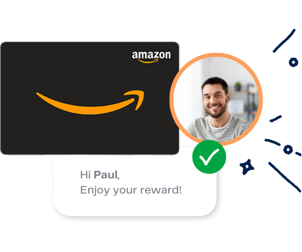 Virtual Amazon incentive rewards.
